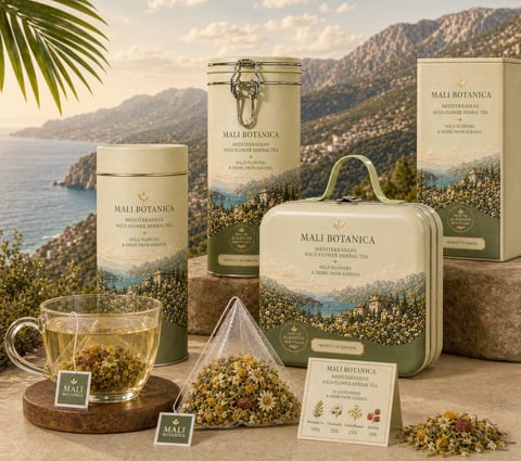 Mali Botanica herbal tea collection
