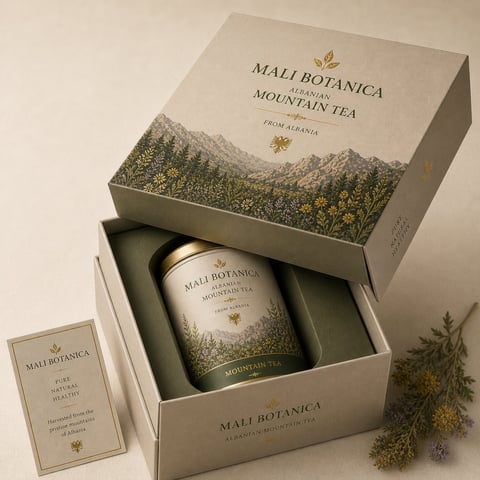 Mali Botanica mountain tea gift box